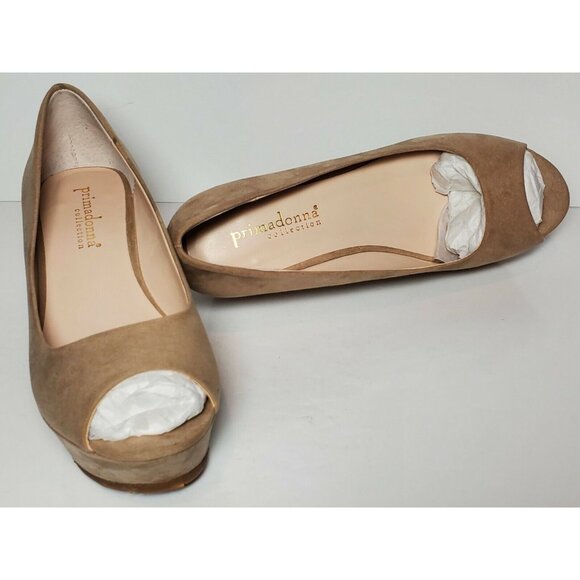PRIMADONNA COLLECTION WOMEN'S EURO 36 PLATFORM TAUPE NEW /BOX 33746 - Picture 9 of 12